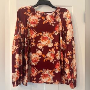 Floral Long Sleeve Top